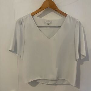 Babaton Murphy Blouse in White
